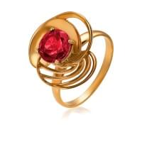 Золотое кольцо с нано рубеллитом