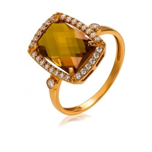 Золотое кольцо с нано султанитом КВ1382.16715н