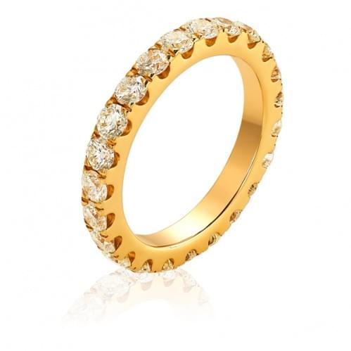 Золотое кольцо с бриллиантом КВ1390.00100н