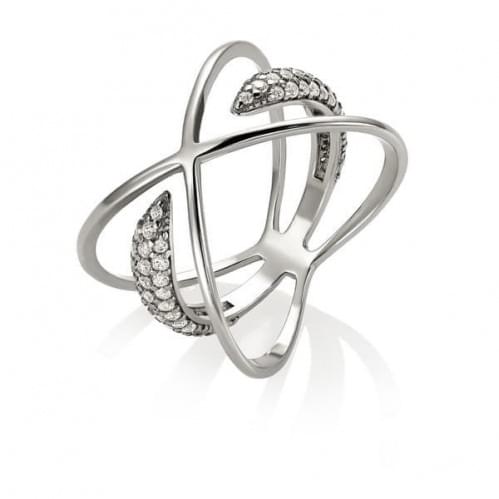 Серебряное кольцо с цирконием КВ1427с