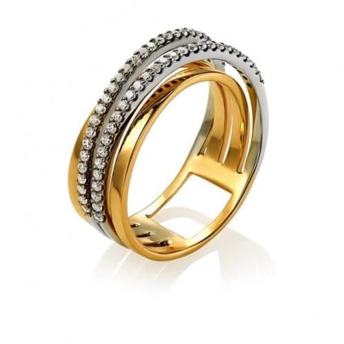 Золотое кольцо с цирконием КВ1437(м)и