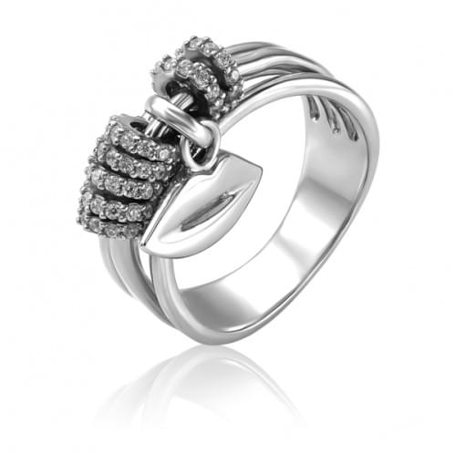 Серебряное кольцо с цирконием КВ1439(3)с