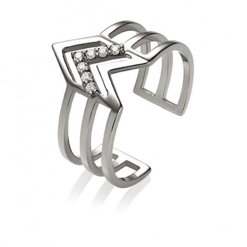 Серебряное кольцо с цирконием КВ1449с