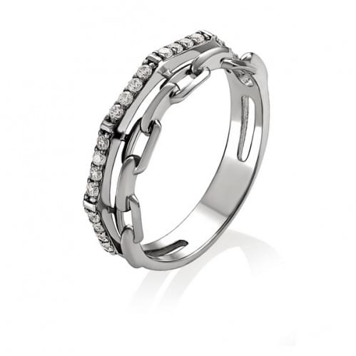 Серебряное кольцо с цирконием КВ1503(2)с