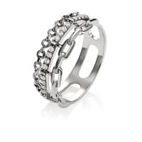Срібний перстень з цирконієм