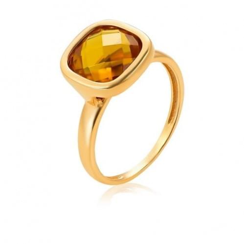 Золотое кольцо с нано султанитом КВ1855.16715н