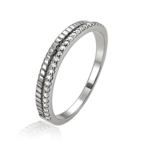 Серебряное кольцо с цирконием КВ1948с