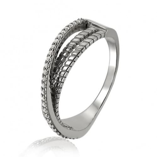 Серебряное кольцо с цирконием КВ1949с