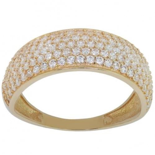 Золотое кольцо с цирконием КВ444и