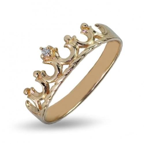 Золотое кольцо со вставкой КВ525н