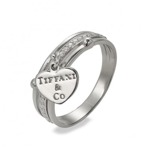Серебряное кольцо с цирконием КВ646(5)с