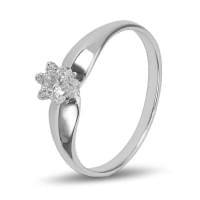 Кольцо из белого золота с цирконием Кольцо из белого золота с цирконием
