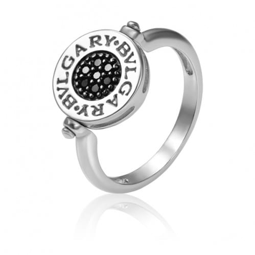 Серебряное кольцо с цирконием КВ672.10с