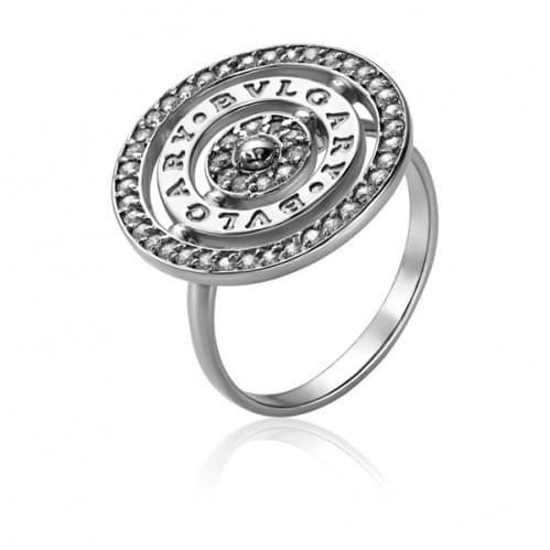Серебряное кольцо с цирконием КВ736с