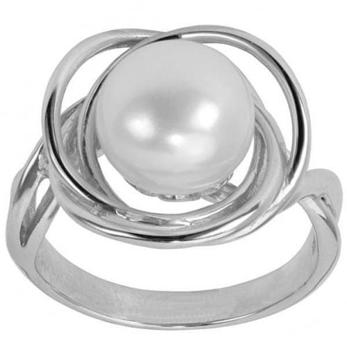 Серебряное кольцо с жемчугом КВ964с