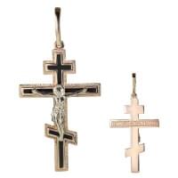 Золотий хрестик з цирконієм Золотий хрестик з цирконієм