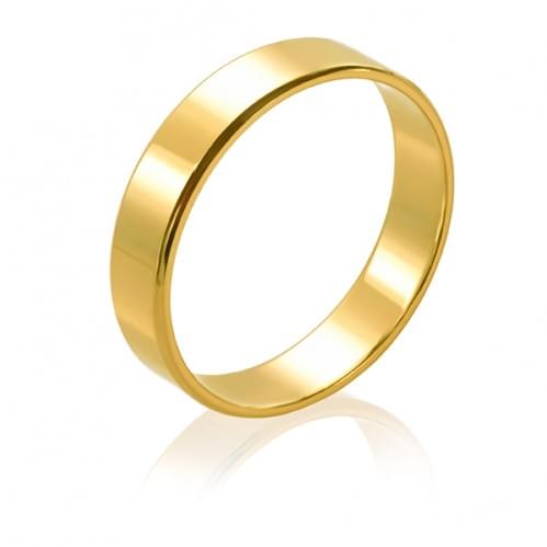 Золотое обручальное кольцо ОК015.4Левр