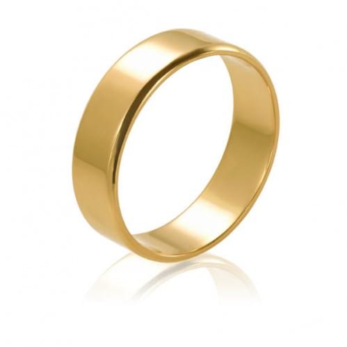 Золотое обручальное кольцо ОК015.5Левр
