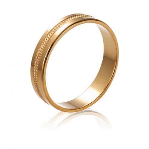 Золотое обручальное кольцо ОК196
