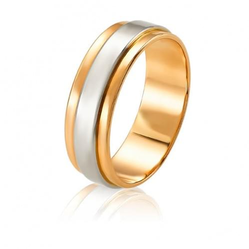 Золотое обручальное кольцо ОК216