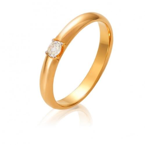Золотое обручальное кольцо ОК306н