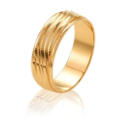 Золотое обручальное кольцо ОК325