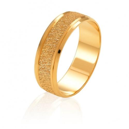 Золотое обручальное кольцо ОК329