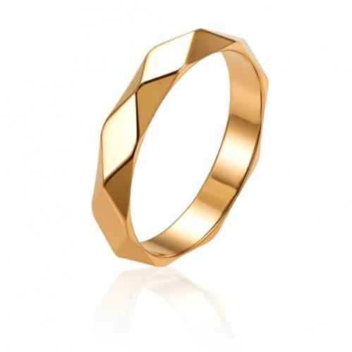 Золотое обручальное кольцо ОК334