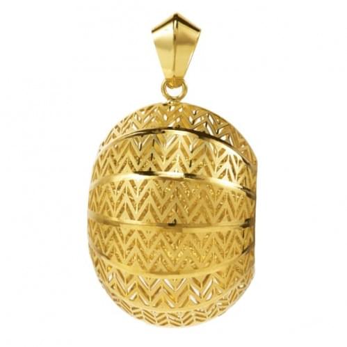 Кулон подвеска из лимонного золота (Флорентино - Collection Florentino) ПБ0015Л