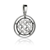 Серебряная подвеска-оберег - Руна Лады Богородицы