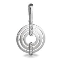 Підвіска-кулон з білого золота з цирконієм Підвіска-кулон з білого золота з цирконієм