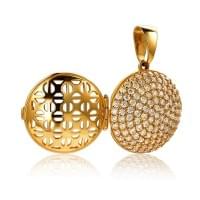 Золота підвіска-кулон з цирконієм Золота підвіска-кулон з цирконієм