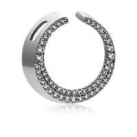 Подвеска-кулон из белого золота с цирконием