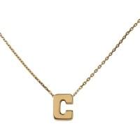 Золоте кольє-літера