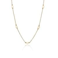 Золотое колье с цирконием Золотое колье с цирконием