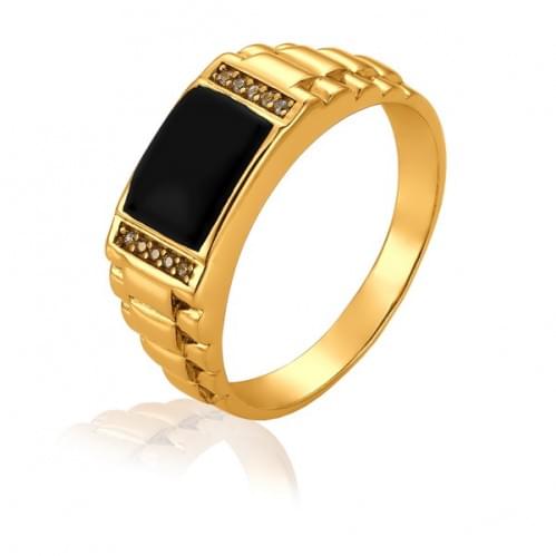 Золотое кольцо с цирконием ПЧ060и