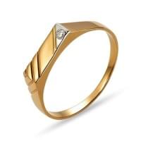 Золотое кольцо с цирконием Золотое кольцо с цирконием