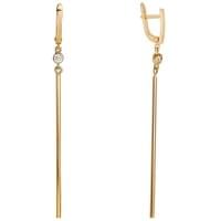 Золоті сережки з цирконієм