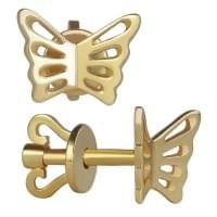 Золотые пусеты