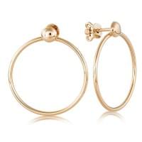 Золоті сережки-пусети